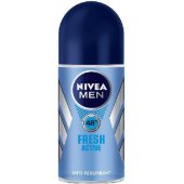 Nivea vyriškas antiperspirantinis dezodorantas FRESH ACTIVE, rutulinis 50ml - 018