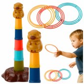 Skill Game žiedų mėtymas į taikinį, 5 lygiai, Capybara