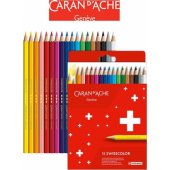 Caran d`Arche pieštukai CARAN D®ACHE Swisscolor, kartoninė dėžutė, 18 vnt.
