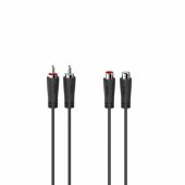 00205259 Audio Extension Cable, 2 RCA Plugs - 2 RCA Sock