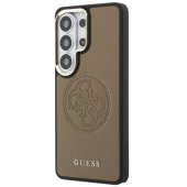 PU Perforated 4G Logo Magnetic Case Galaxy S26 Ultra Brown
