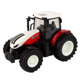 Žemės ūkio traktorius 1:24, nuotoliniu būdu valdomas, R/ C Pilot Farm, baltas-raudonas