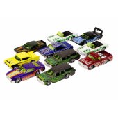 Toy lenktyninis automobilis, metalinis, su spyruokle, 1:64