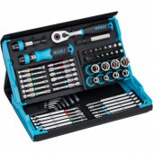 Hazet SmartCase galvučių ir antgalių rinkinys 2200SC-32, 59 dalių (juoda/ mėlyna, 1
