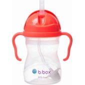 B.Box inovatyvus arbūzo spalvos gertuvė su šiaudeliu 240ml 6m+
