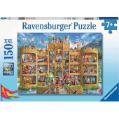 Ravensburger dėlionė 150 Vaizdas į riterių pilį XXL