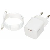 C-38 30W USB-C cable + USB-C White