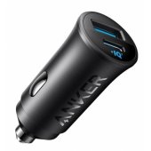 Car Charger 30W 2 Ports Black
