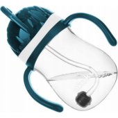 Akuku Akuku inovatyvus gertuvė su pasunkintu šiaudeliu blue/ grey