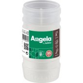 Candle Angela white 11x5.5x5.5cm