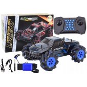 Remote Controlled Off-Road Car RC Drift Diagonally Driving Blue