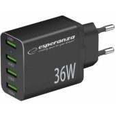 EZC107K 36W 4xUSB-A Black