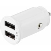 Car Carger 2x USB-A 12W Black