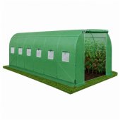 Foil Tunnel Garden Vegetable Greenhouse PRO Frame 25MM 6x3x2M 18M²