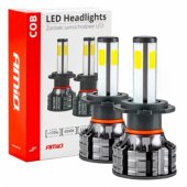 AMiO Żarówki samochodowe led cob 4side amio h7
