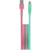 KGA-L-1.52420 12W USB-A/ Lightning 1.2m green/ pink