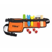 Viga įrankių diržas su mediniais įrankiais, Mažasis montuotojas Toys