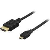 Cable High Speed Ethernet HDMI - micro HDMI 1.4 4K 60Hz 1m Black