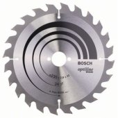 Bosch Optiline Wood 230 x 30mm 24z saw blade (2608640627)