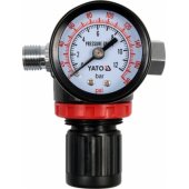 " Yato Pressure reducer with 1/ 4"" pressure gauge (YT-2381)"