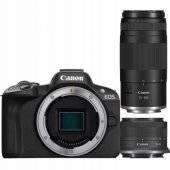 EOS-R50 + RF-S 18-45mm + RF 75-300mm Black