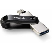 iXpand Go 128GB Lightning/ USB 3.0 juoda/ sidabrinė SDIX60N-128G-GN6NE