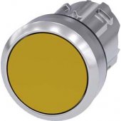 Siemens Pushbutton actuator 22mm yellow with self-return metal IP69k S