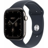 Watch Series 12 Cellular 46mm Natural Tit./ Navy Blue Band M/ L