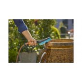 GARDENA Cleansystem rankinis šepetys S, kietas plovimo šepetys (pilkas/ turkio spalvos)