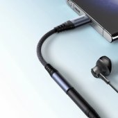 Adapter USB-C 3.5 mm mini jack black