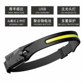 HD1 350 lm + įkrovimo laidas, juodas