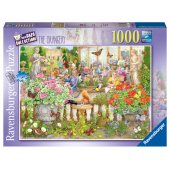 _7165217 Ravensburger high-quality puzzle Cafe in the middle of nature
