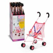 ZAPF Creation BABY born® vežimėlis su krepšiu (rožinis)
