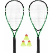 Nils Extreme NRS001 speedmintono rinkinys 2 raketės + skraidukai + dėklas