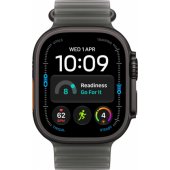 Watch Ultra 4 Cellular 49mm juodas titano korpus / permatoma juoda Ocean Band apyrankė