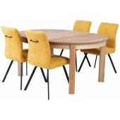 CHICAGO Round Table and 4 Chairs (10588)