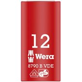 Wera Cyclops socket wrench bit 12x46 - 8790 B VDE, insulated, with 3/ 8