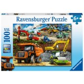 Puzzle 100 pc Construction Machinery