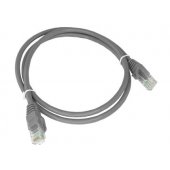 Patch cable U/ UTP Cat5e 0.25m grey