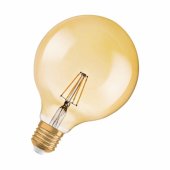 LEMPUTĖ LED G125 6.5W E27 824 FL GL 650L DM