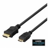 Cable High Speed Ethernet HDMI - mini HDMI 2.0 4K 60Hz 2m Black