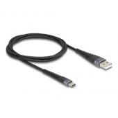 81121 USB-A/ USB-C 1m Black