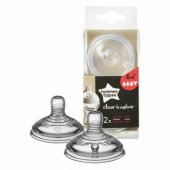 Tommee Tippee silicone porridge pacifier 6m+ 2 pieces (TT0092)
