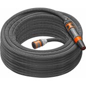Gardena Textile Hose Liano Life 1/ 2, 20 meter set (dark grey/ orange, m