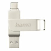 00182491 C-Rotate Pro 128GB USB 3.0 sidabrinis