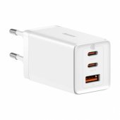 "GaN5 Pro wall charger 2xUSB-C + USB, 65W White"