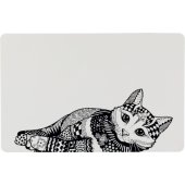 Trixie dubenėlio kilimėlis 44x28cm ZENTANGLE