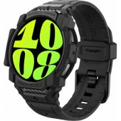 Rugged Armor Pro Galaxy Watch 7 44mm Case + Band Matte Black