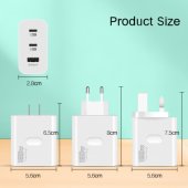 160W QC5.0 Super fast charger with USB ports / x2 PD USB-C ports