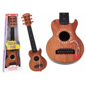 Children®s Toy Guitar, Brown Wood Pick